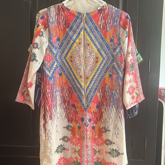 Colorful Geometric Pattern Dress - Picture 5 of 5